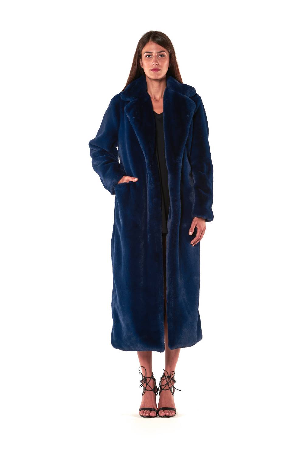Le Twins Ecopelliccia Sofia – Blu Moda