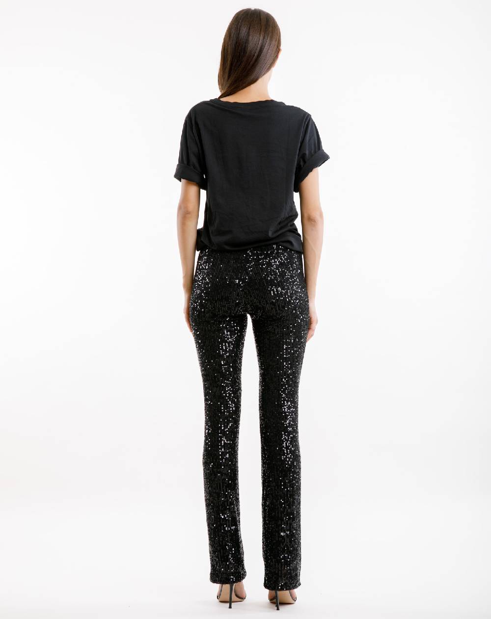 Le Twins Pantalone Raffaella – Paillettes Nero Bestseller