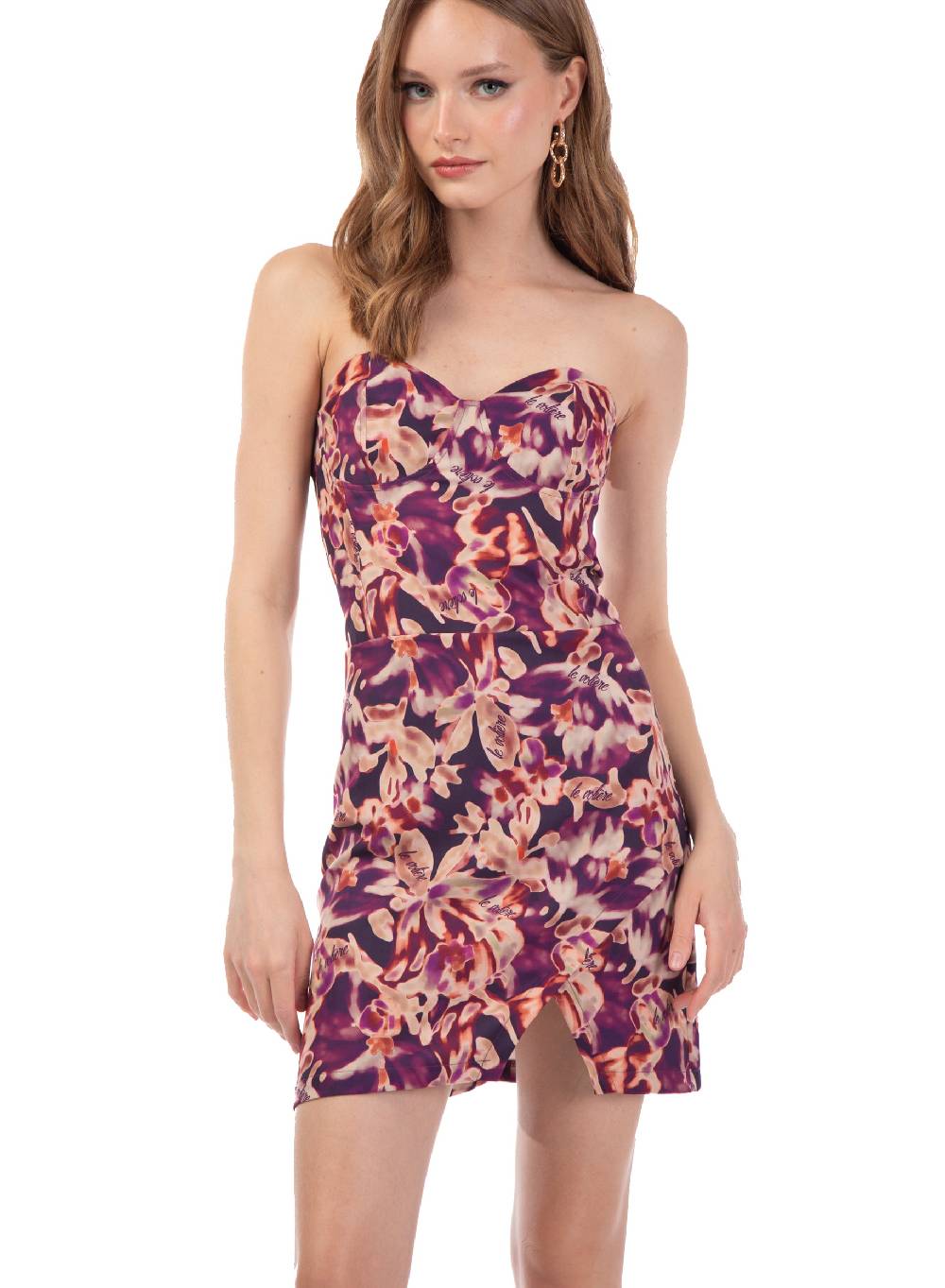 Le Volière Vestito tubino floreale Vendita Calda