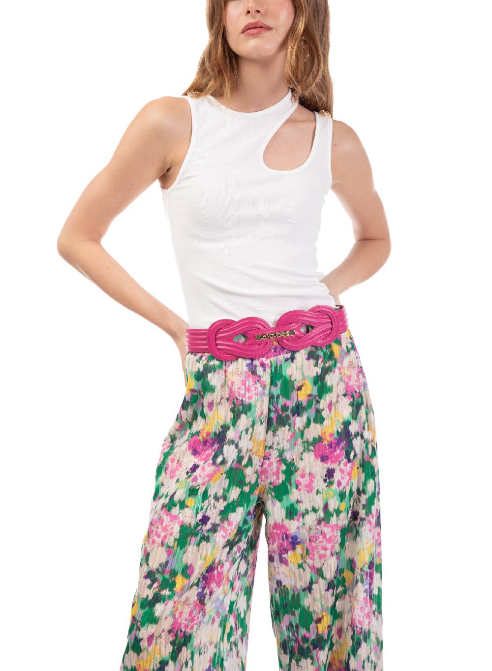 Le Volière Pantalone ampio floreale I Più Venduti