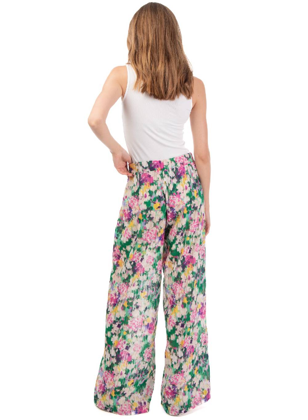 Le Volière Pantalone ampio floreale I Più Venduti