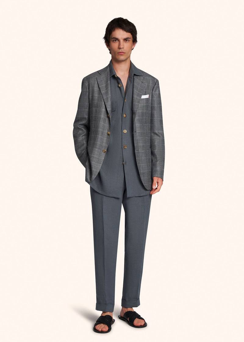 Kiton AAL - CAMICIA SPORT LINO UMC016H0883815 Outlet
