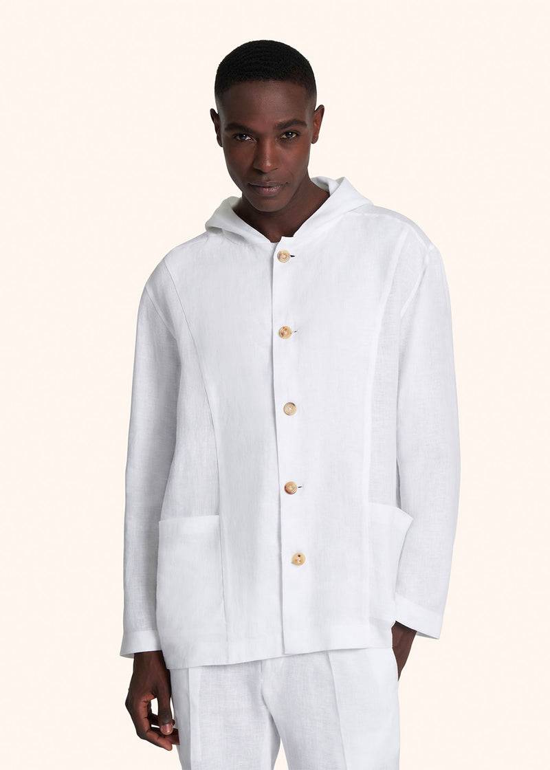 Kiton LUCA - FELPA C/CAPPUCCIO LINO UMCLUCAH0883801 Saldi