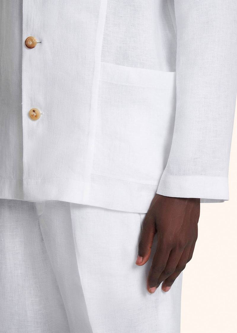 Kiton LUCA - FELPA C/CAPPUCCIO LINO UMCLUCAH0883801 Saldi