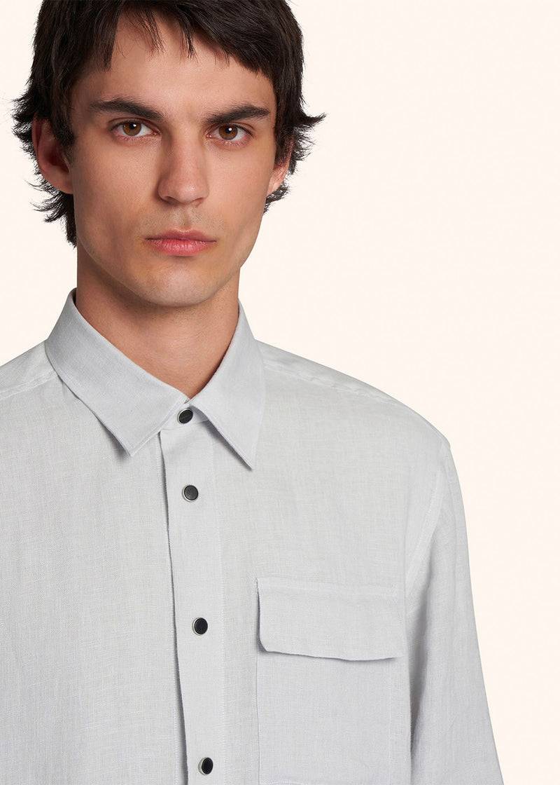 Kiton BUBA - CAMICIA LINO UMCBUBAH0883813 Saldi Di Fabbrica