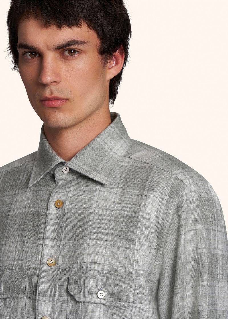Kiton CAMICIA CASHMERE UCWMK0614C01 I Più Venduti