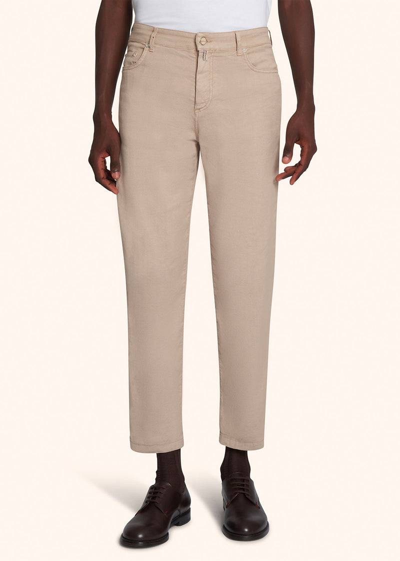 Kiton PANTALONI LINO UPNCARK0612D02 Vendite Flash