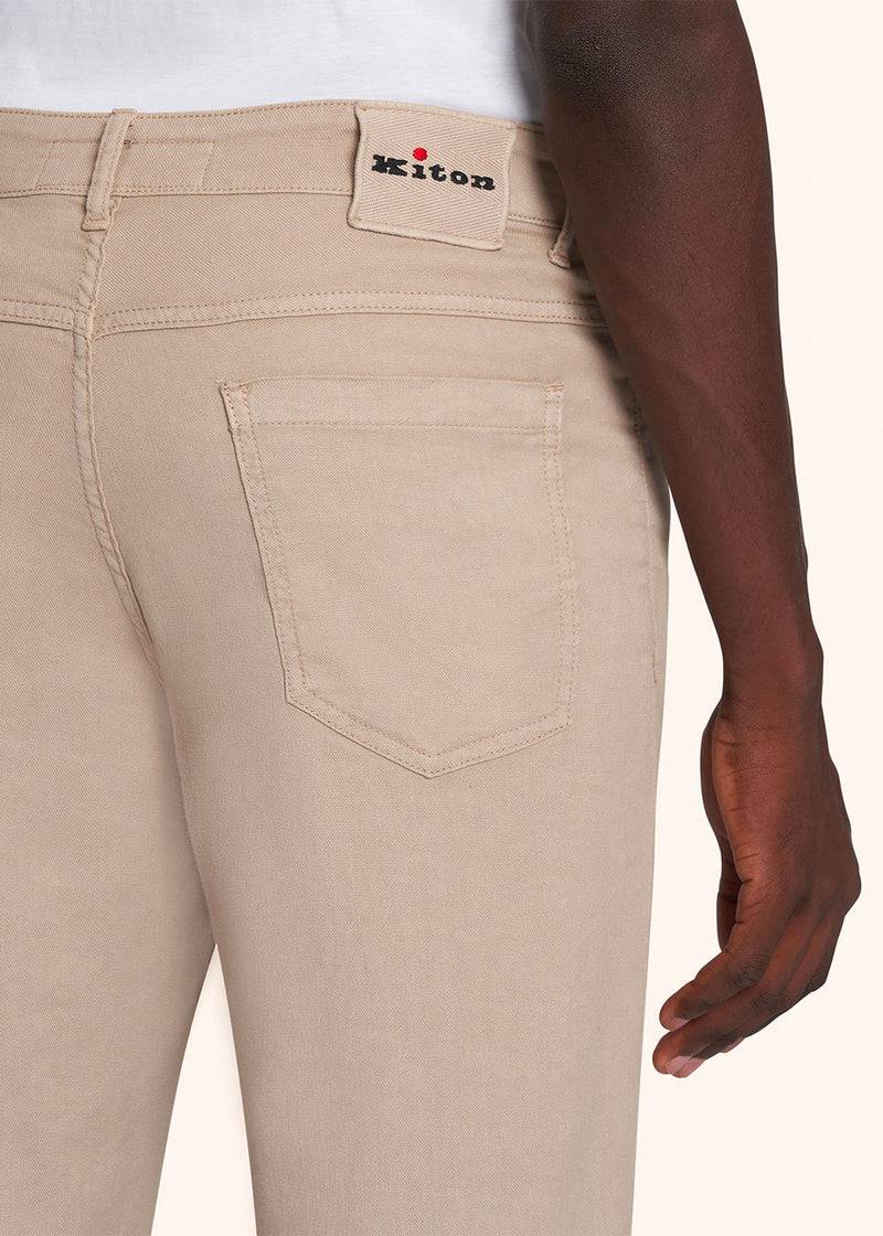 Kiton PANTALONI LINO UPNCARK0612D02 Vendite Flash