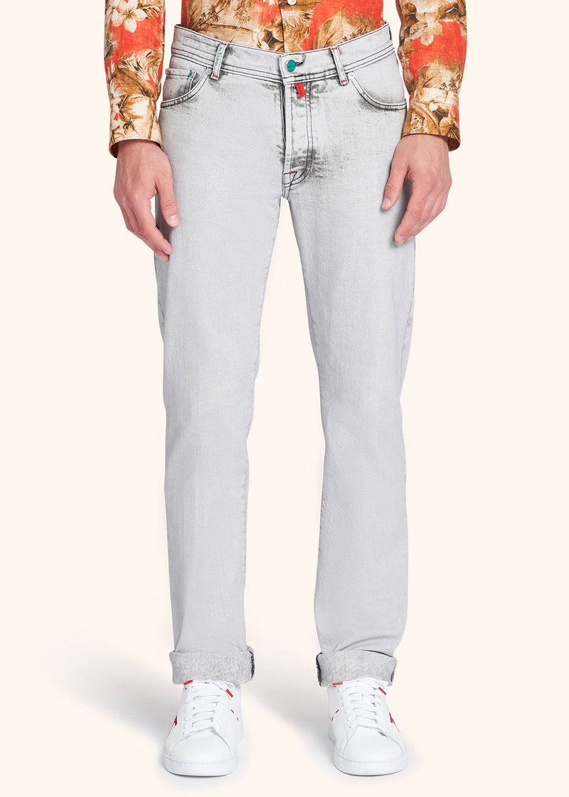 Kiton PANTALONI COTONE UPNJSMJ0782B01 In Saldo