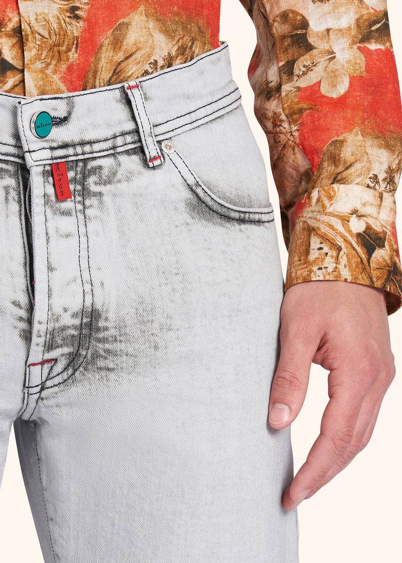 Kiton PANTALONI COTONE UPNJSMJ0782B01 In Saldo