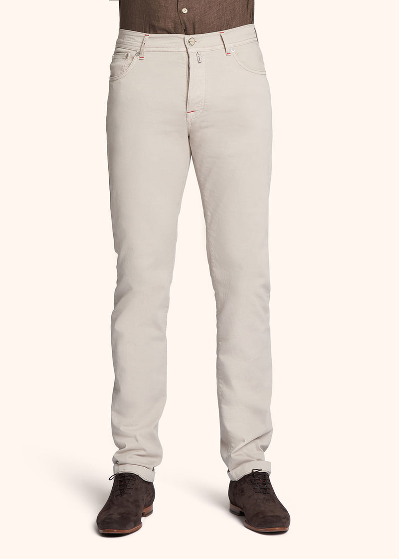 Kiton PANTALONI COTONE UPNJSMJ0738B04 Nuova