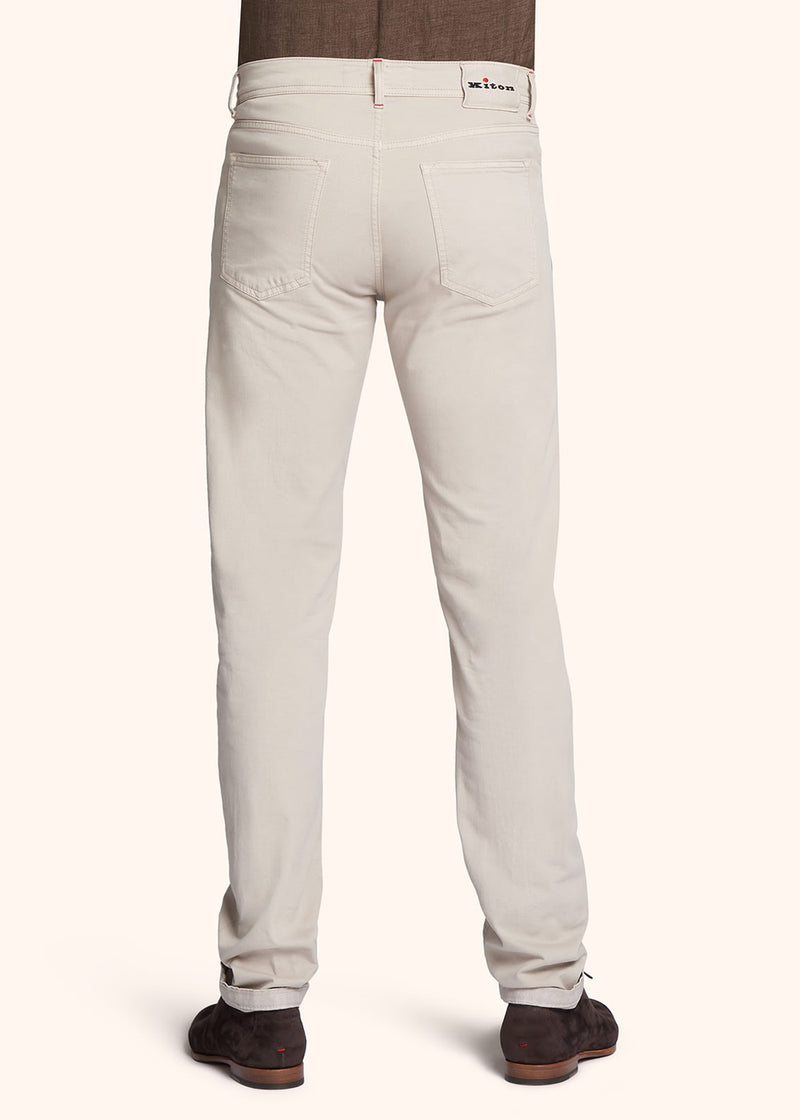 Kiton PANTALONI COTONE UPNJSMJ0738B04 Nuova