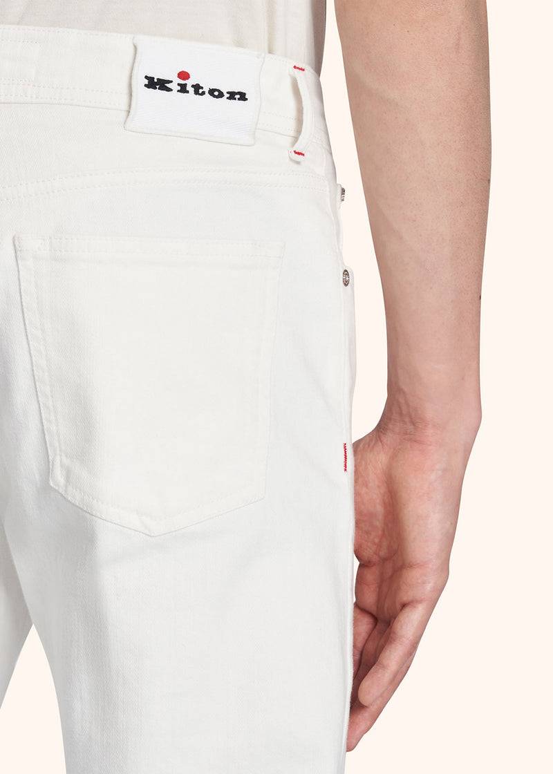 Kiton PANTALONI COTONE UPNJSMJ0737B13 Moda