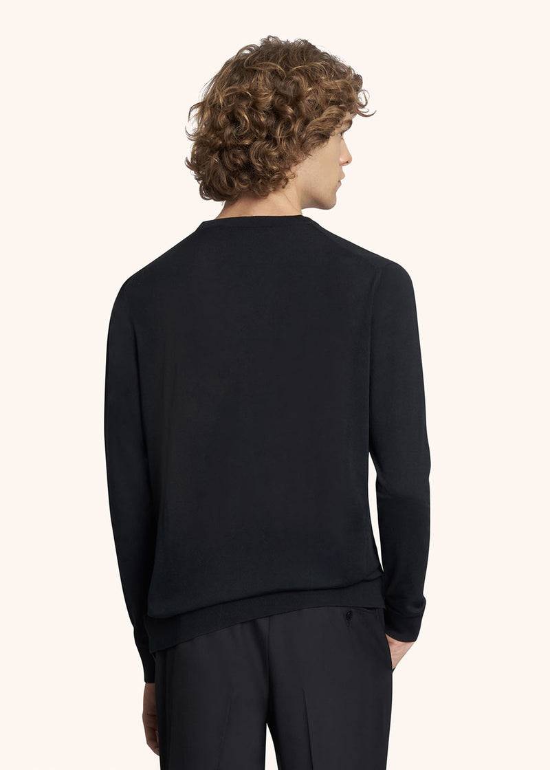Kiton MAGLIA SCOLLO V LANA UK865K5 Spedizione Gratuita