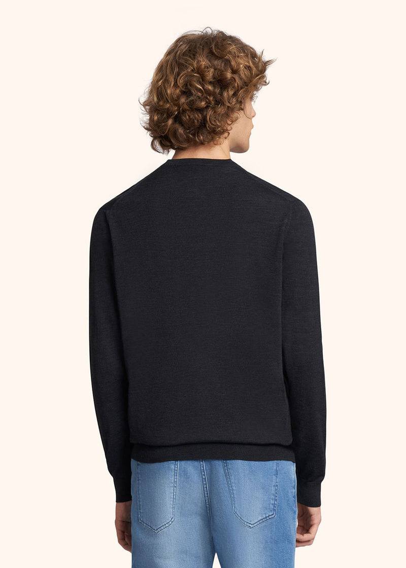 Kiton MAGLIA SCOLLO V LANA UK8651015 Soddisfazione Garantita