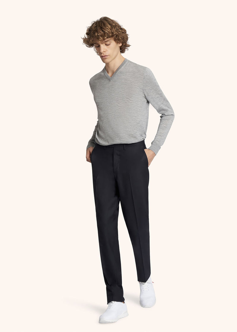 Kiton MAGLIA SCOLLO V LANA UK8651000 Qualità Garantita