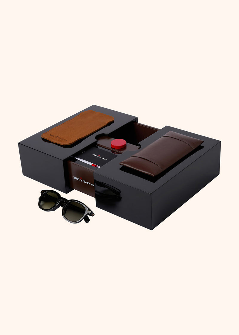 Kiton PATHOS - OCCHIALI IN CORNO UOC003H7 Negozi Online