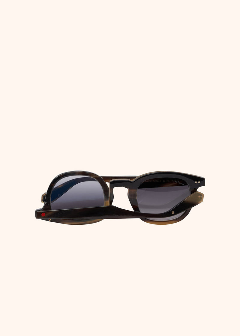 Kiton PATHOS - OCCHIALI IN CORNO UOC003H4 Consegna Veloce