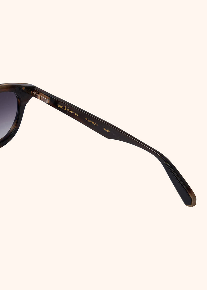 Kiton PATHOS - OCCHIALI IN CORNO UOC003H4 Consegna Veloce