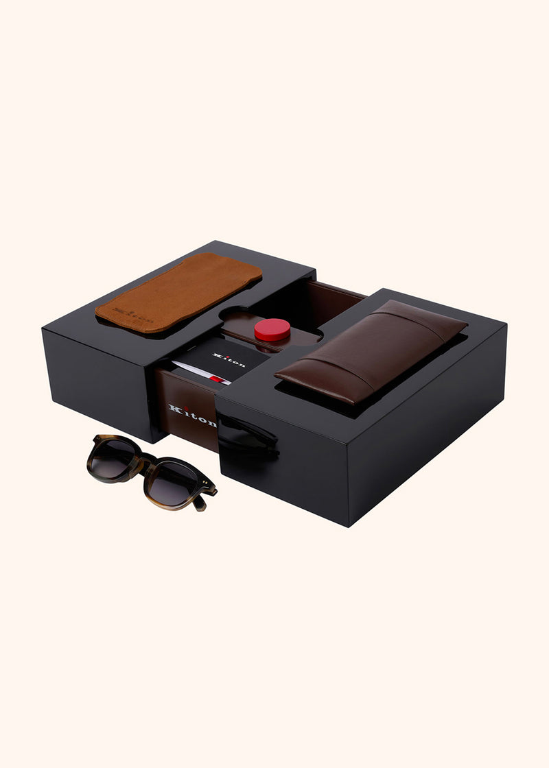 Kiton PATHOS - OCCHIALI IN CORNO UOC003H4 Consegna Veloce