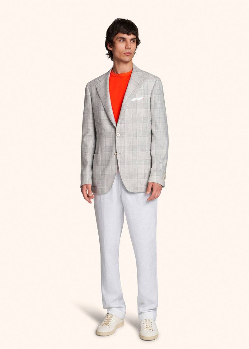 Kiton PANTALONI LINO UPSHORLK06S9801 Prezzo Ridotto