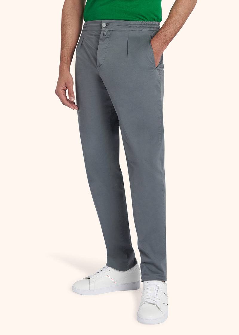 Kiton PANTALONI COTONE UP1LACK0600D05 Economico