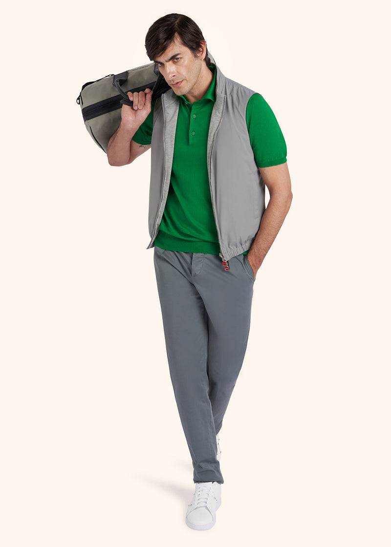Kiton PANTALONI COTONE UP1LACK0600D05 Economico