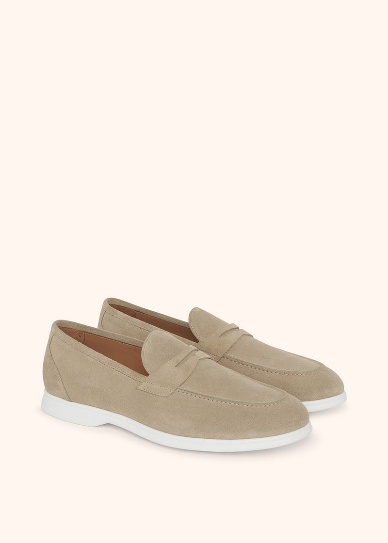 Kiton MOKA - MOCASSINO CALFSKIN USSA075N0097711 Vendita