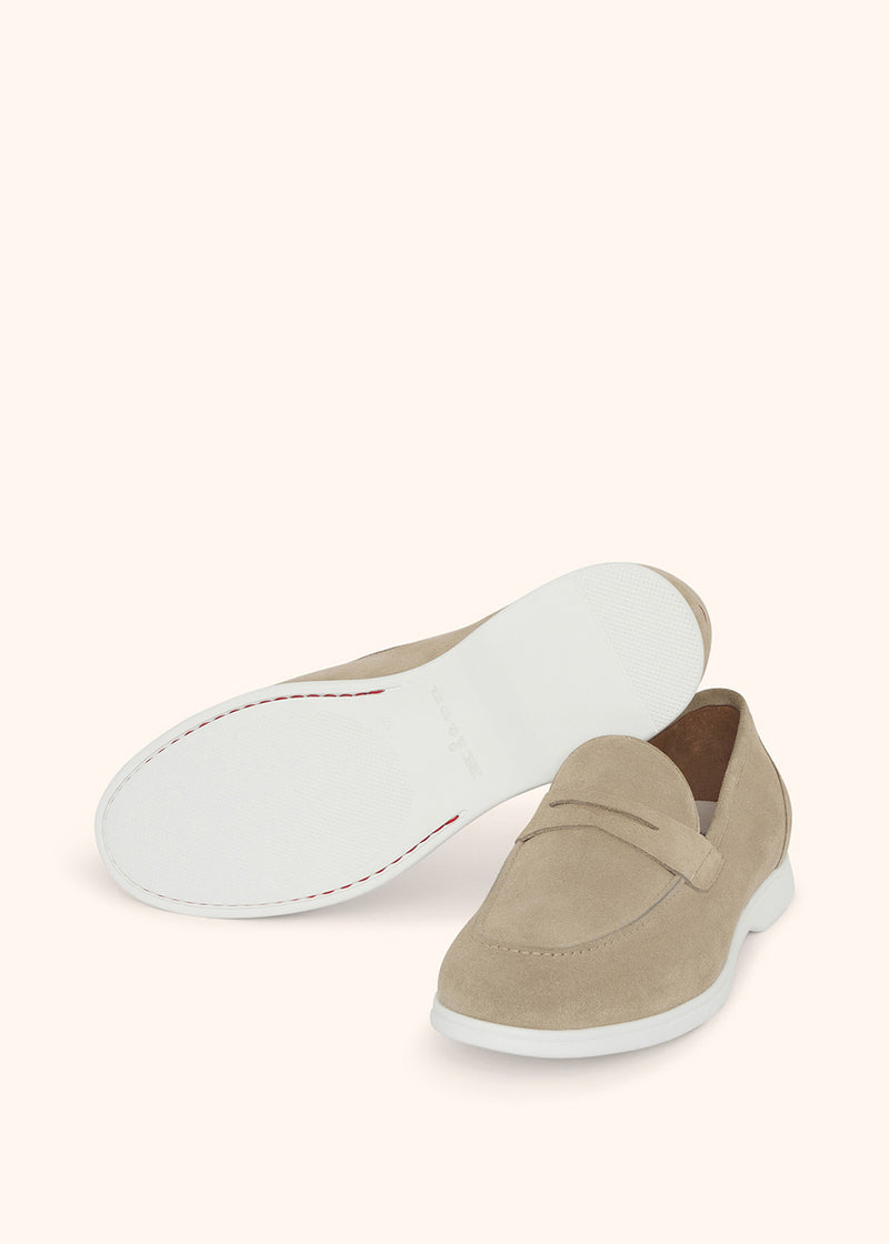 Kiton MOKA - MOCASSINO CALFSKIN USSA075N0097711 Vendita