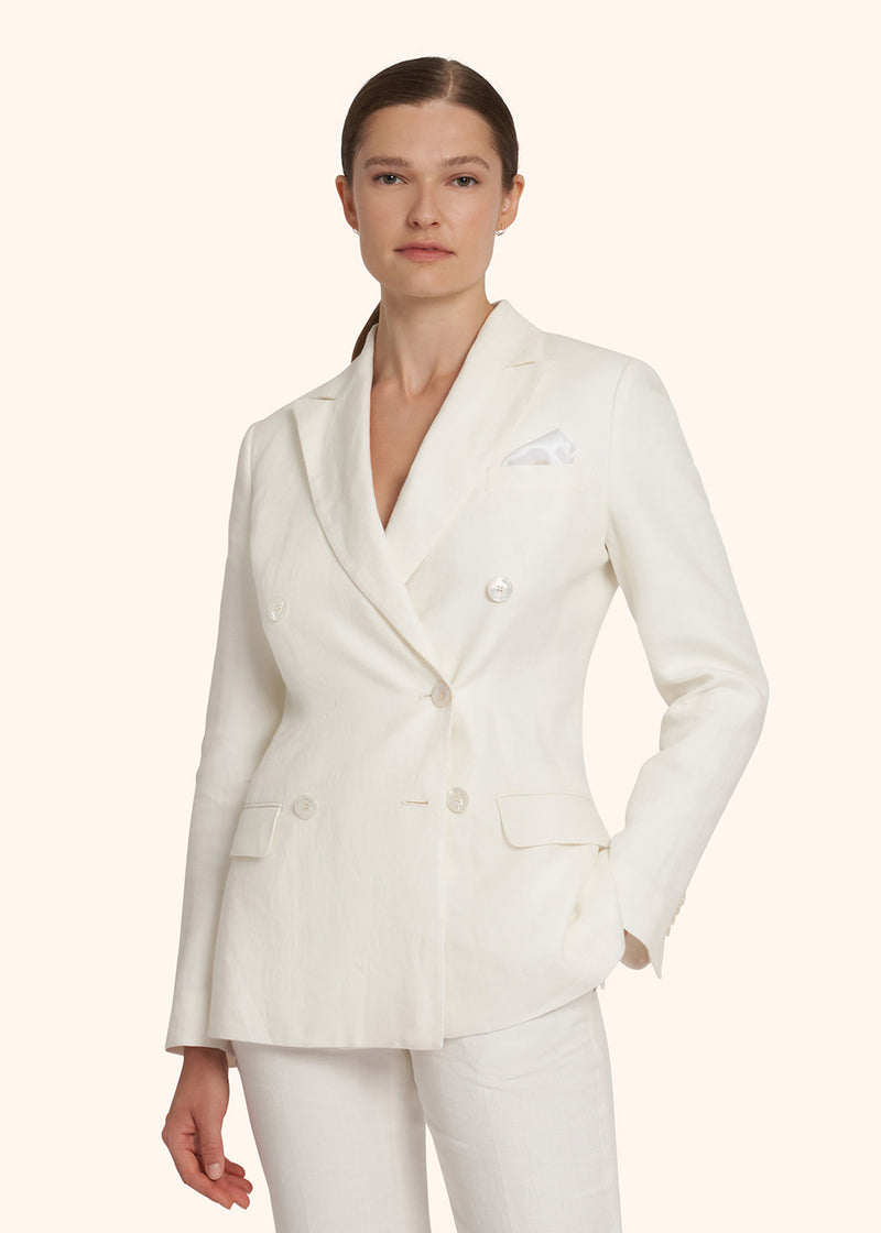 Kiton GIACCA LINO D46523K0939B02 Negozi Online