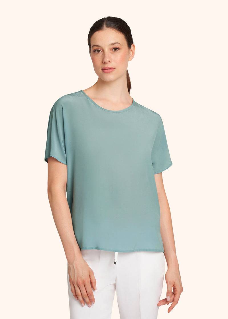 Kiton T-SHIRT SETA D55401K0597A25 Nuova