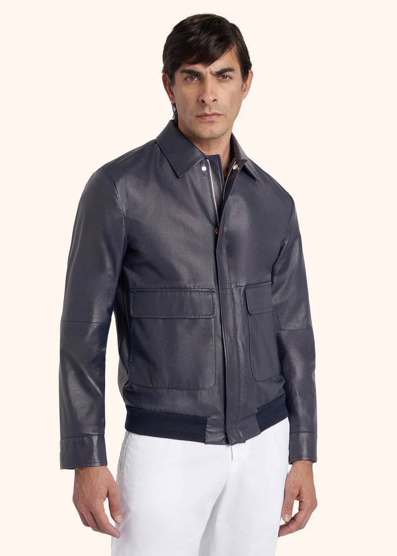 Kiton GIUBBOTTO LAMBSKIN UW1806V0824C15 Affare Del Giorno
