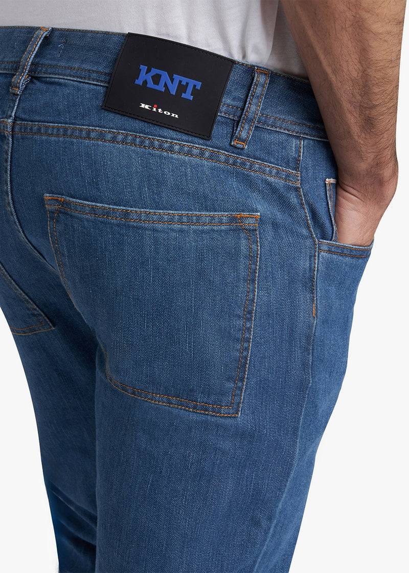 Kiton PANTALONI COTONE UPKN029K0701D02 Nuovo
