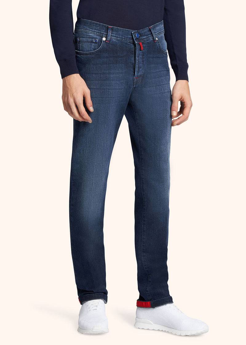 Kiton PANTALONI ULTRA SLIM COTONE UPNJSM2J0763A03 Sottocosto