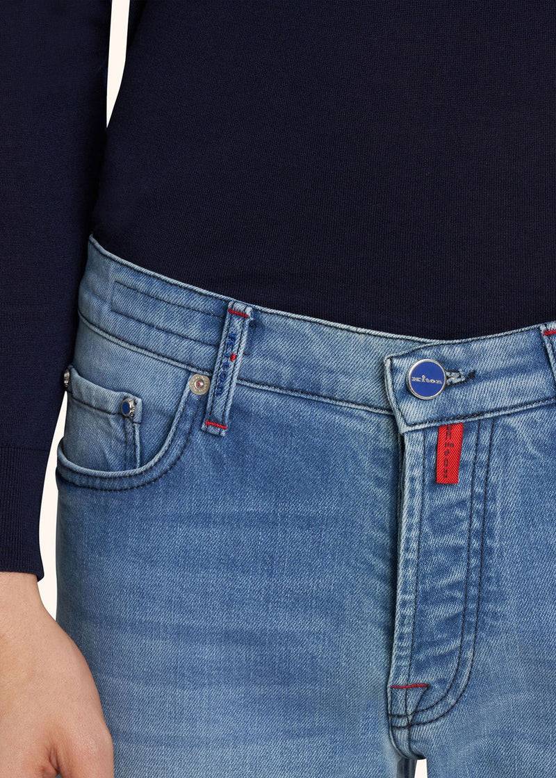 Kiton PANTALONI ULTRA SLIM COTONE UPNJSM2J0763A01 Convenienza