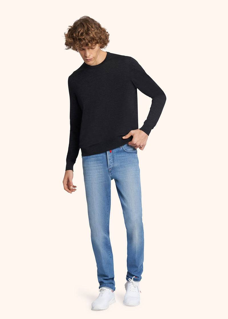 Kiton MAGLIA GIROCOLLO LANA UK8631015 Economico