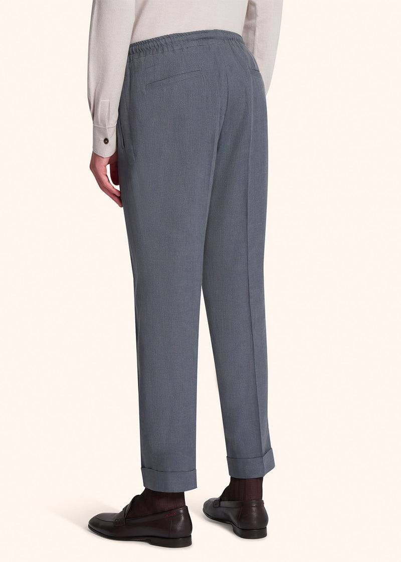 Kiton PANTALONI LINO UPN01H0883815 Saldi Di Fabbrica