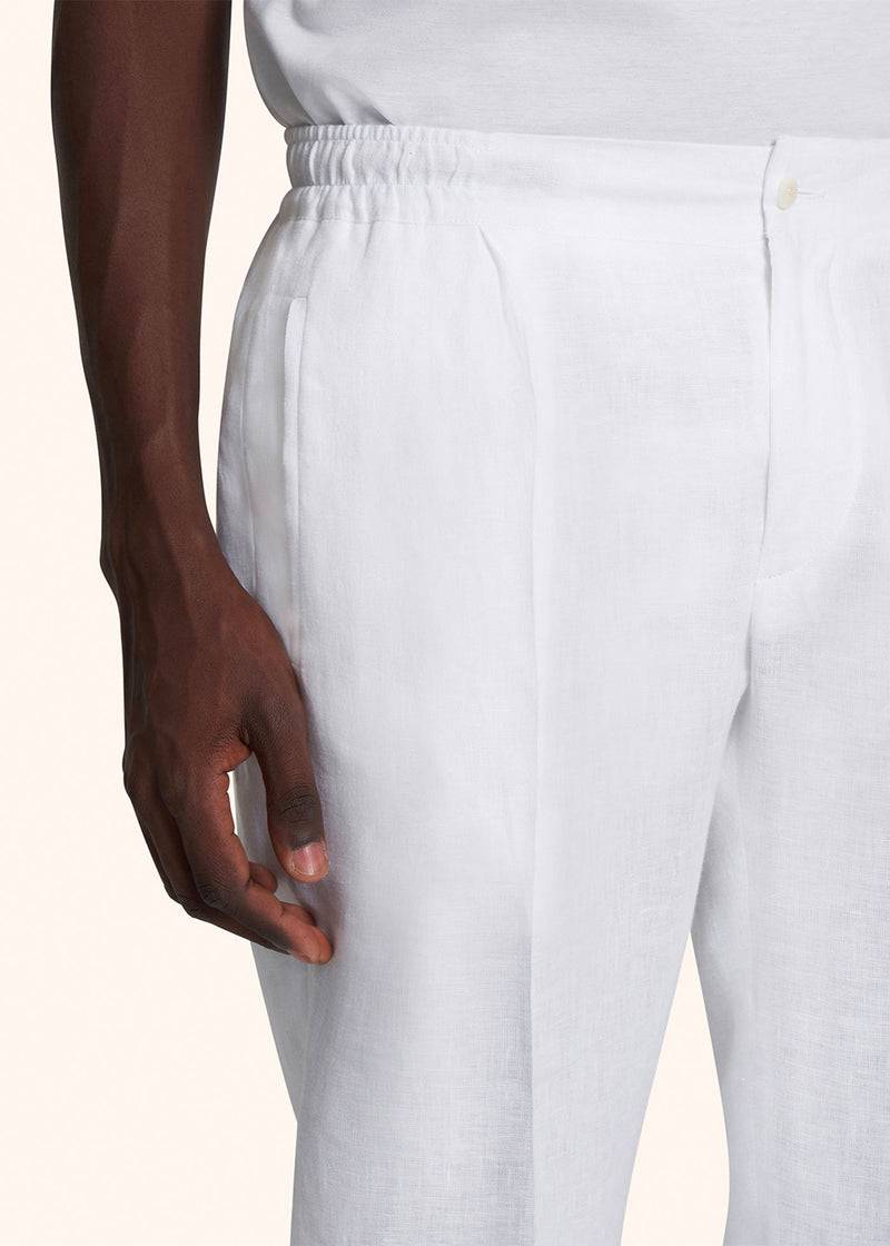 Kiton PANTALONI LINO UPN01H0883801 I Più Venduti