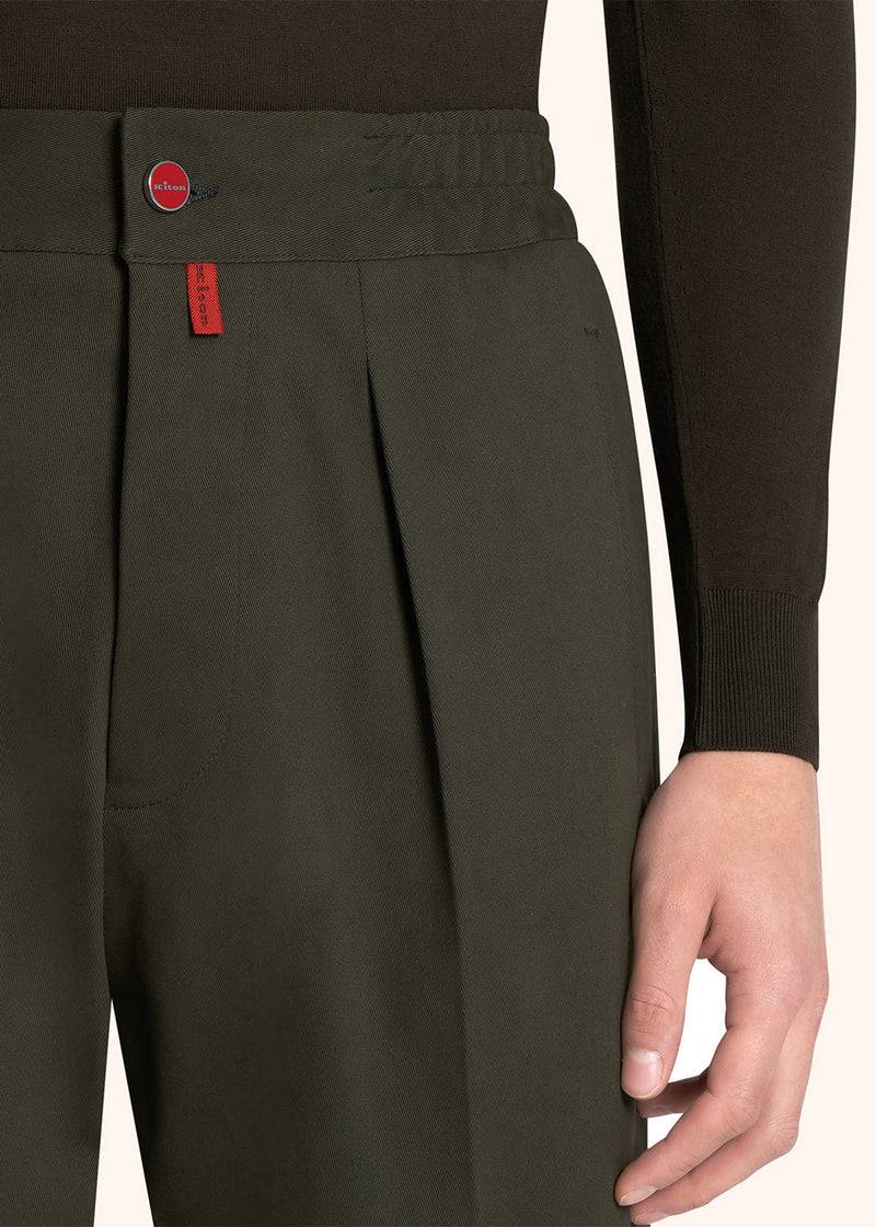 Kiton PANTALONI COTONE UP1LACK0171B03 Vendite Flash