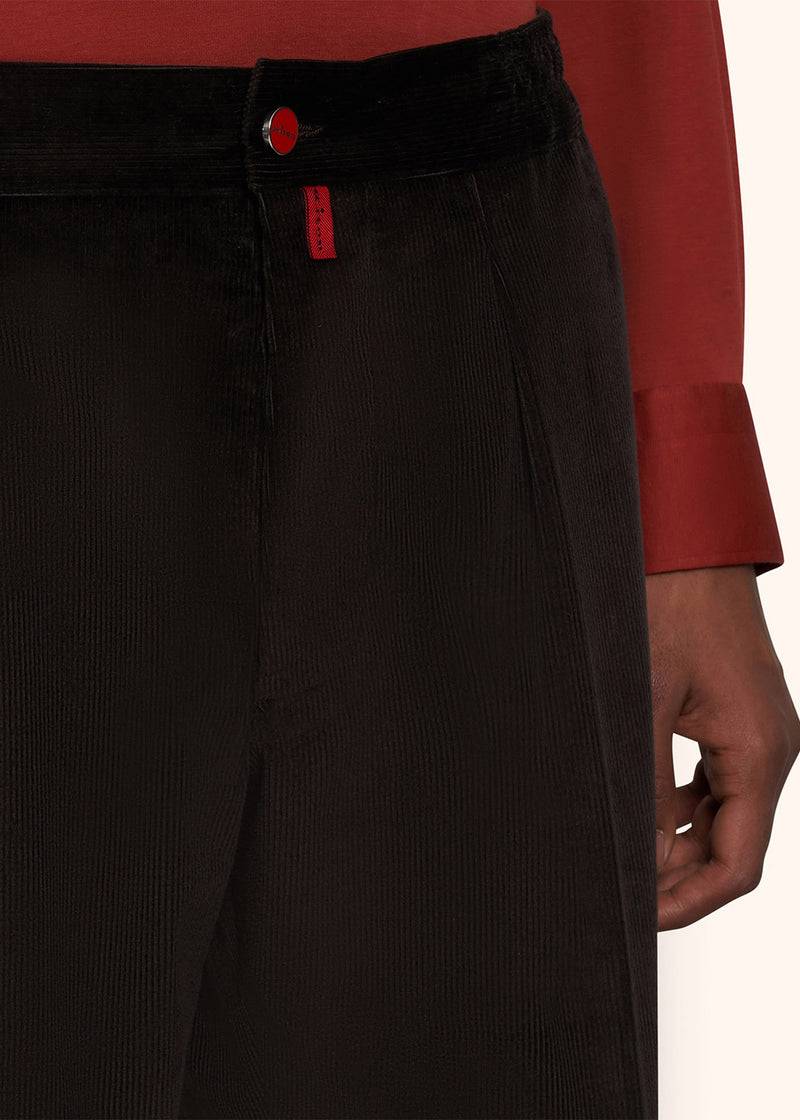 Kiton PANTALONI COTONE UP1LACK0172B06 Nuova