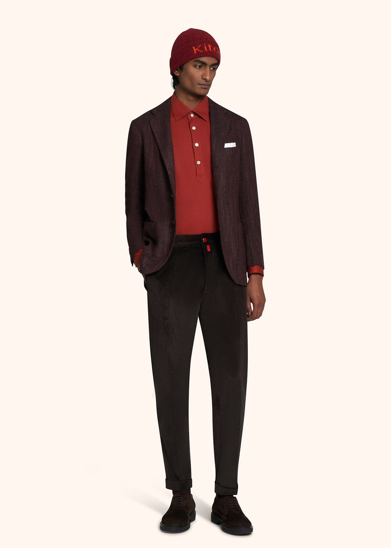 Kiton PANTALONI COTONE UP1LACK0172B06 Nuova