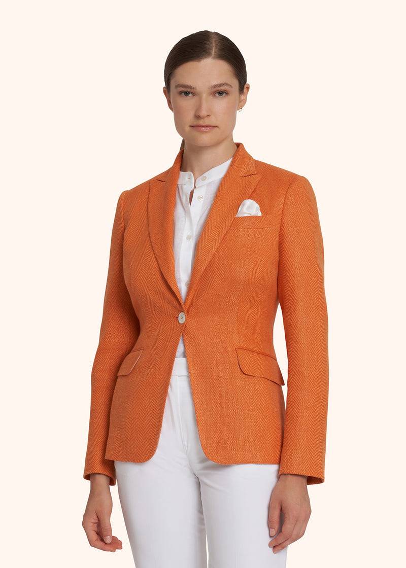 Kiton GIACCA LINO D15510K0946B03 Saldi Di Fabbrica