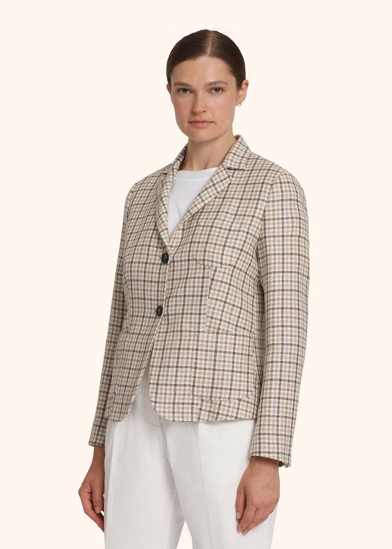 Kiton GIACCA Lino D54510K0921B01 In Saldo