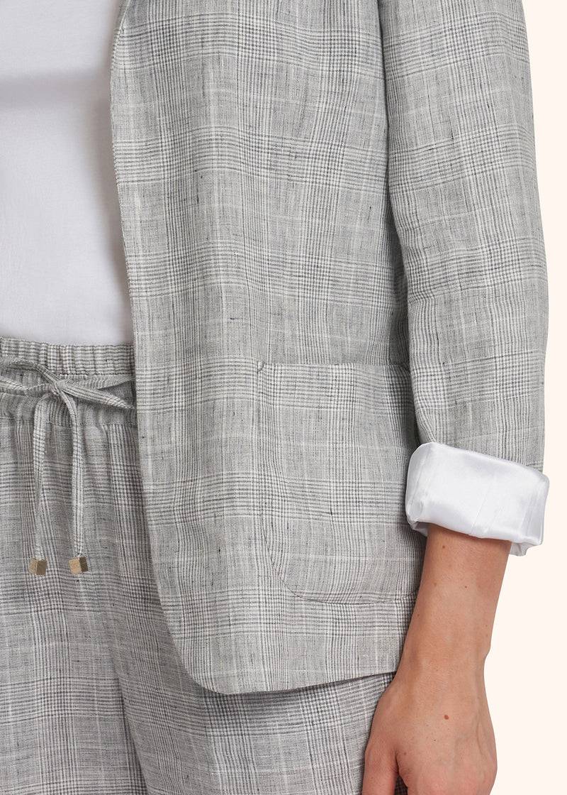 Kiton GIACCA Lino D48539FK0942B02 Moda