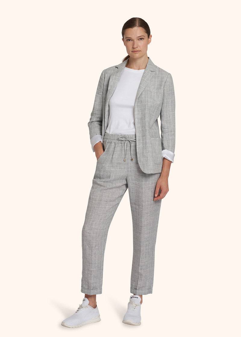 Kiton GIACCA Lino D48539FK0942B02 Moda