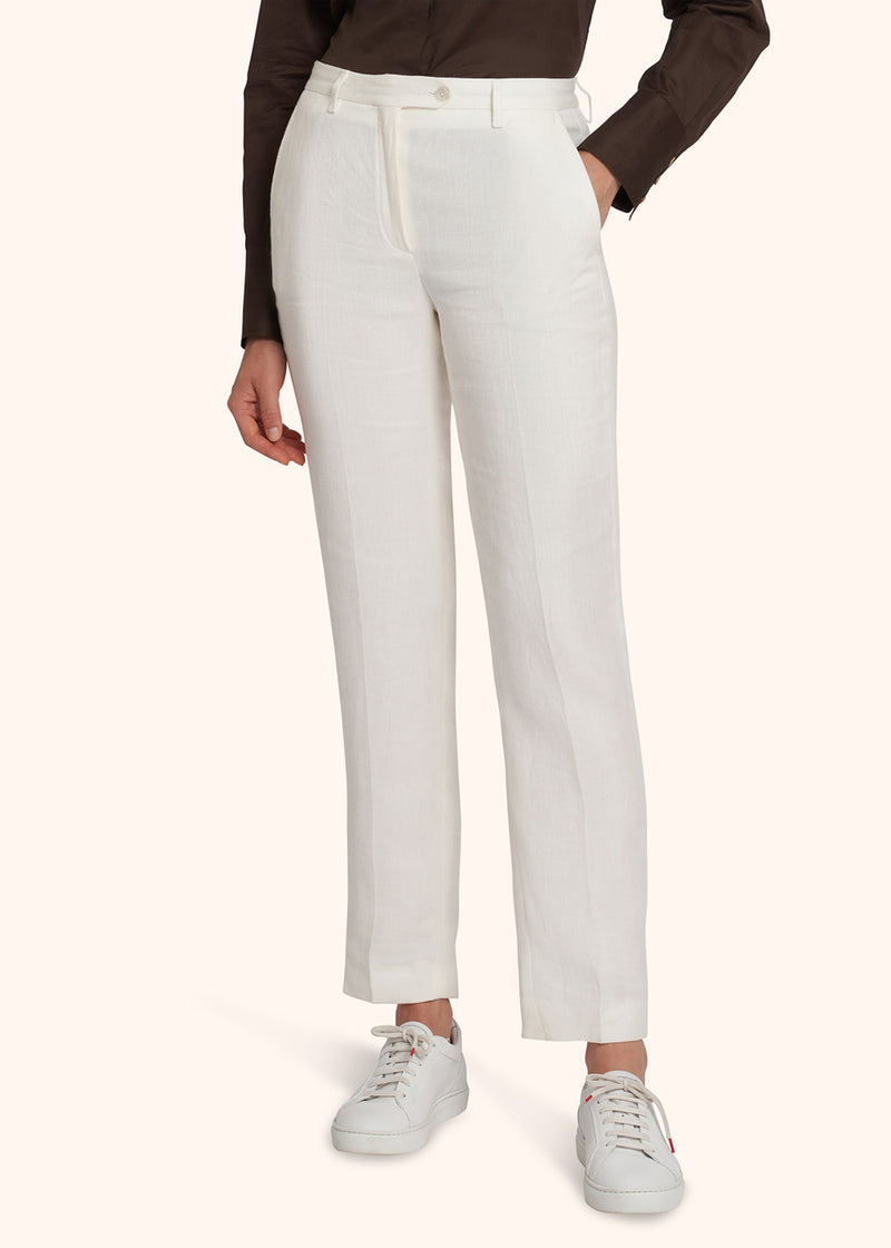Kiton PANTALONI LINO D48125K0939B02 Italia