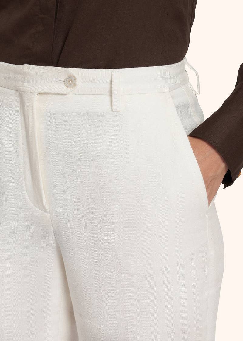 Kiton PANTALONI LINO D48125K0939B02 Italia