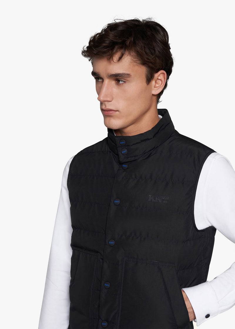 Kiton GIUBBOTTO SMANICATO POLIESTERE UGKN044YC400205 Saldi Di Fabbrica