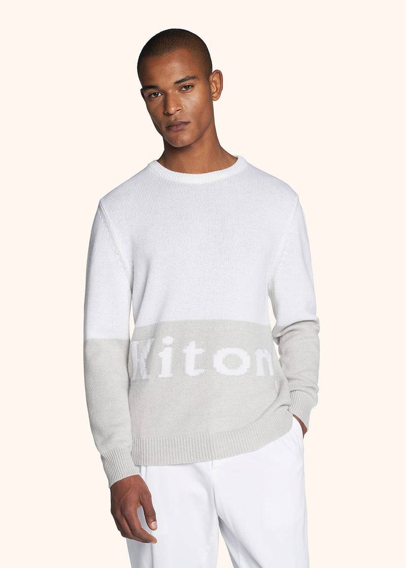 Kiton MAGLIA GIROCOLLO Cashmere UK1309W21V131 Outlet