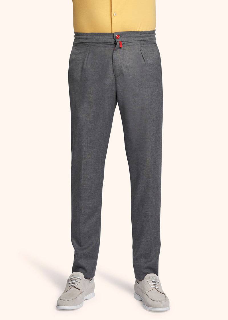 Kiton PANTALONI Lana UP1LACJ0751B02 Vendita Economica